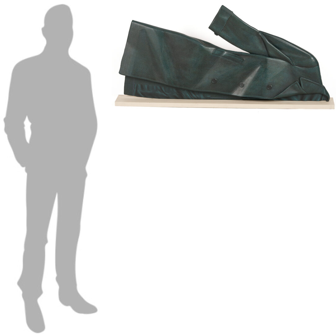 Lot 430: Ron Issacs Trompe L’oeil Half Coat Sculpture