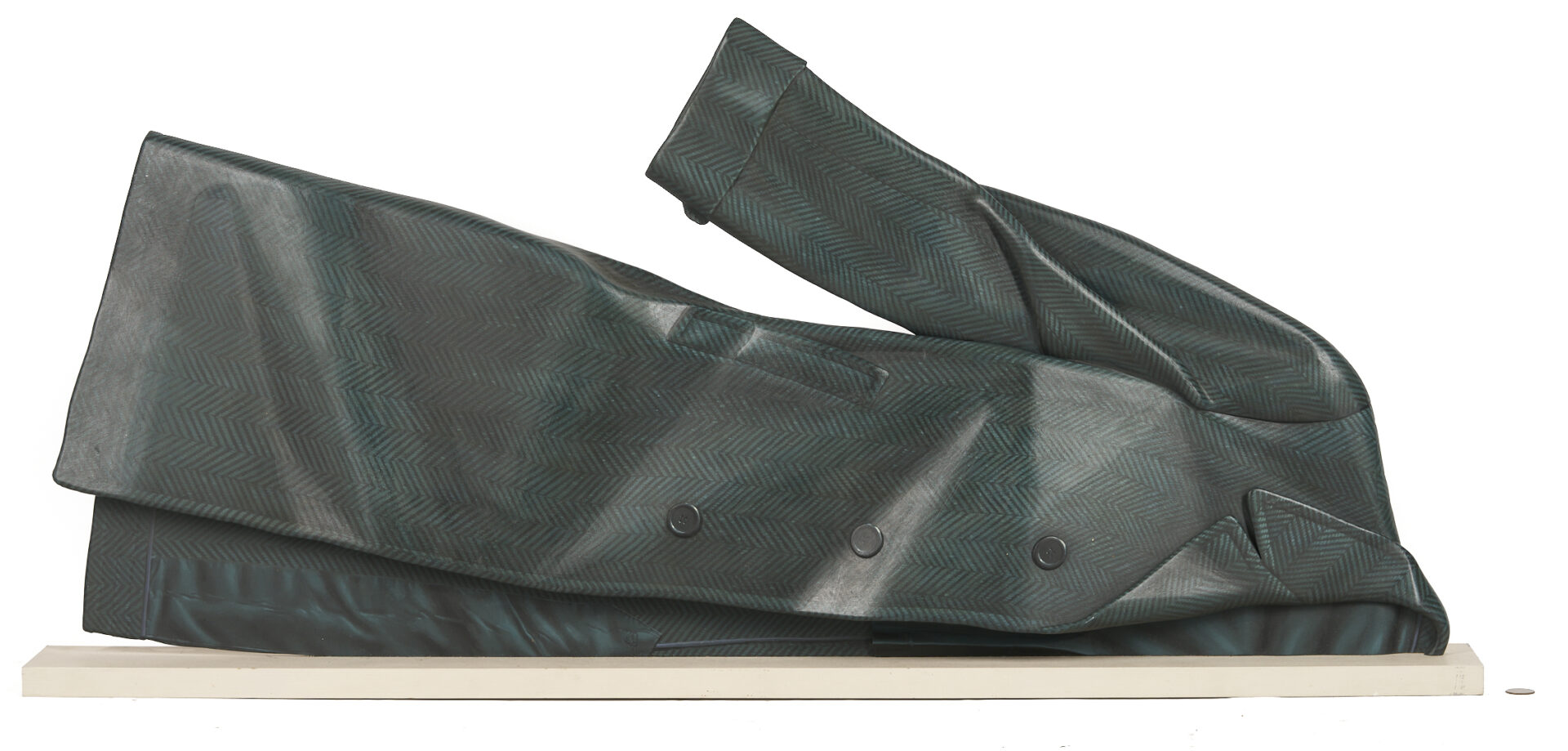 Lot 430: Ron Issacs Trompe L’oeil Half Coat Sculpture