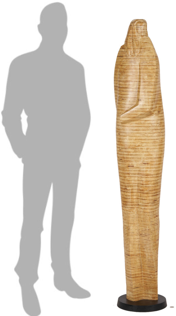 Lot 432: Large Charles Forrester Carved Sculpture, Matriarch