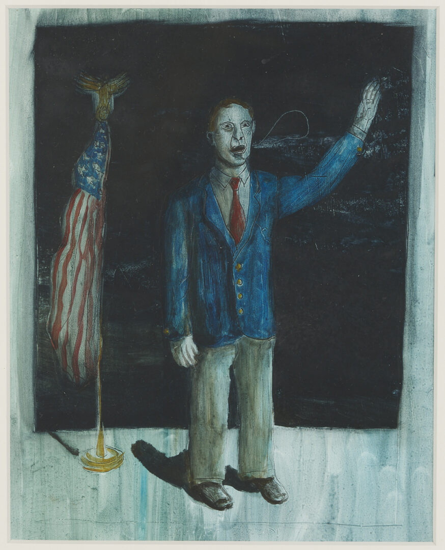 Lot 433: Charles Keiger Triptych Paintings