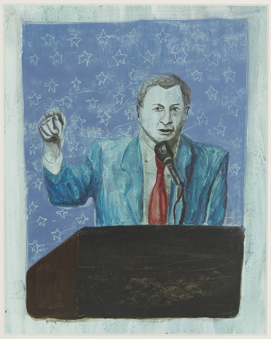 Lot 433: Charles Keiger Triptych Paintings