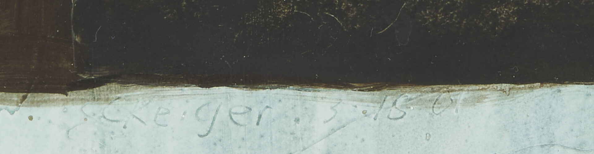 Lot 433: Charles Keiger Triptych Paintings