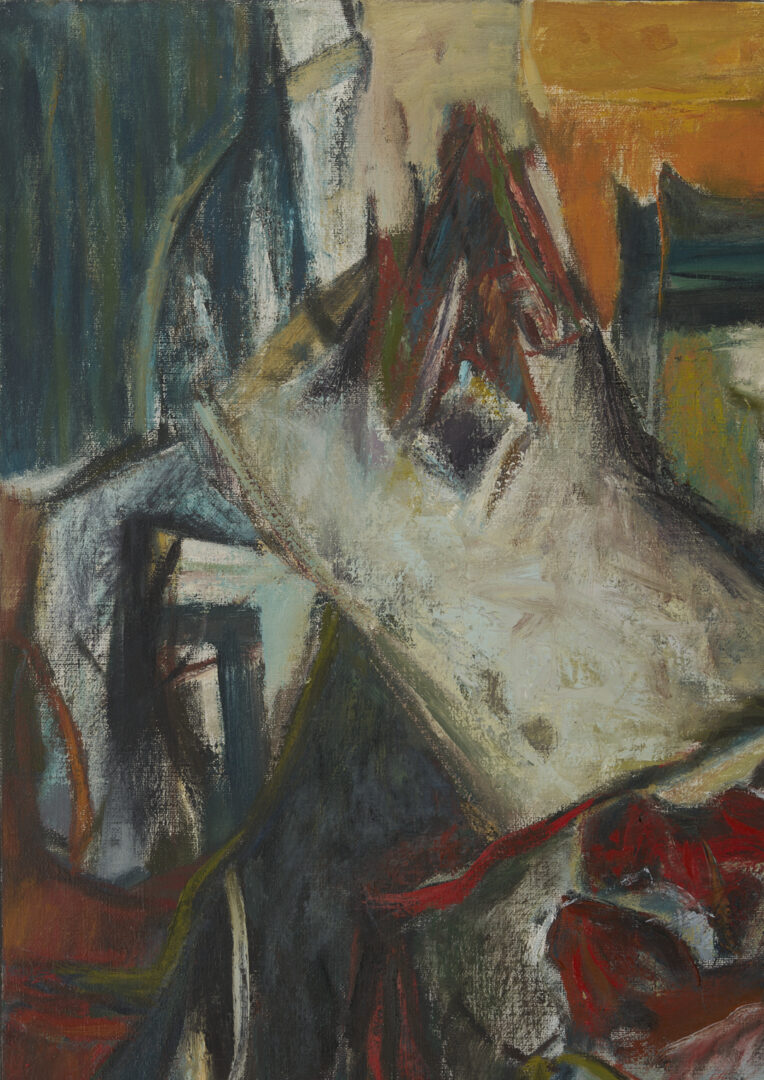 Lot 436: Large Walter Hollis Stevens Oil Painting, Cascade