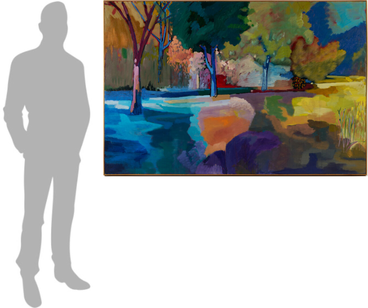 Lot 441: Russell Vogt O/C Painting, Life in the Afternoon