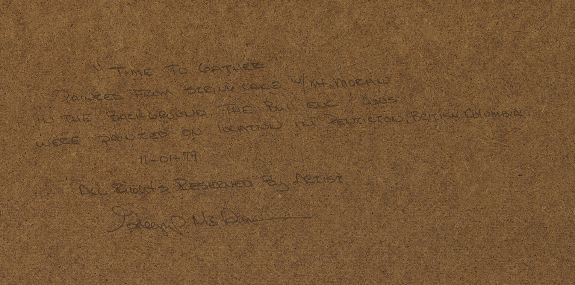 Lot 446: Greg McHuron O/C Western Landscape Painting with Elk