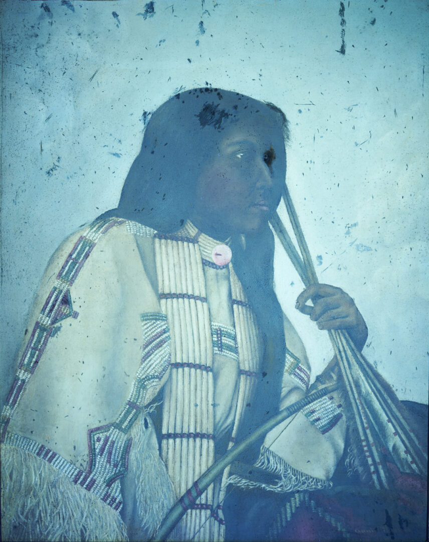 Lot 451: Native American Annie Red Shirt Portrait c. 1900, after F.A. Rinehart