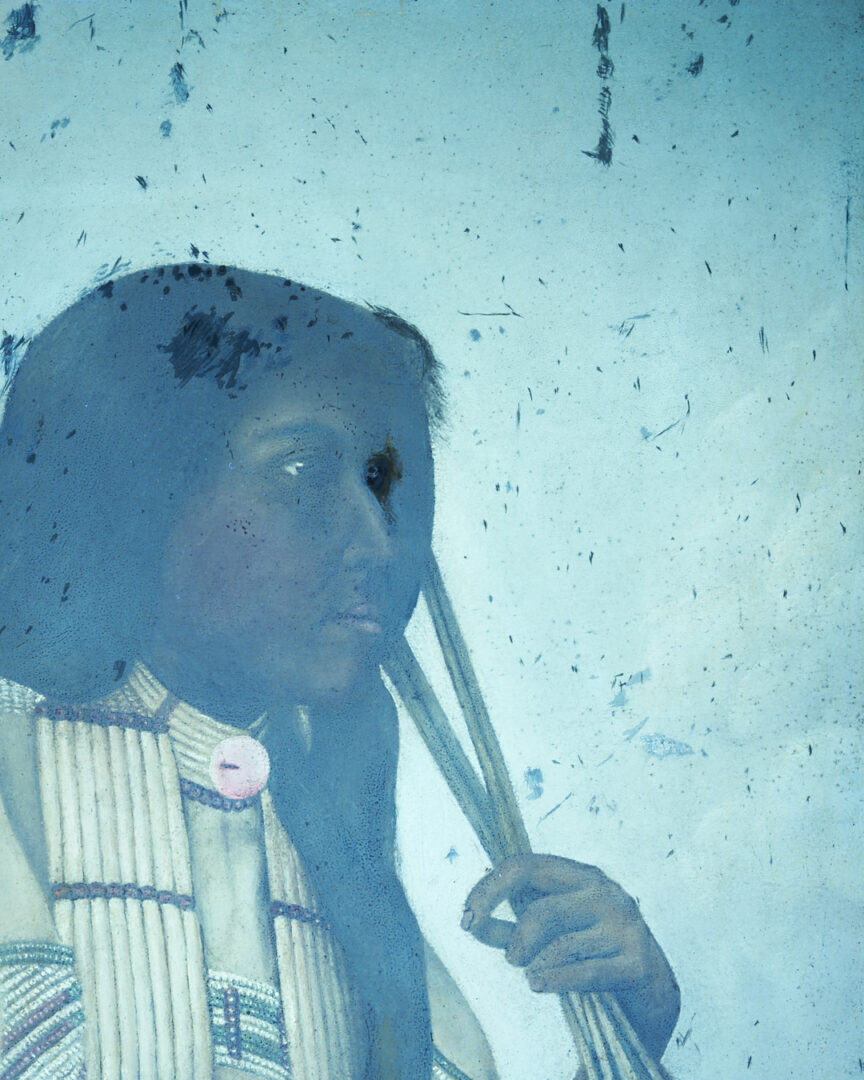 Lot 451: Native American Annie Red Shirt Portrait c. 1900, after F.A. Rinehart