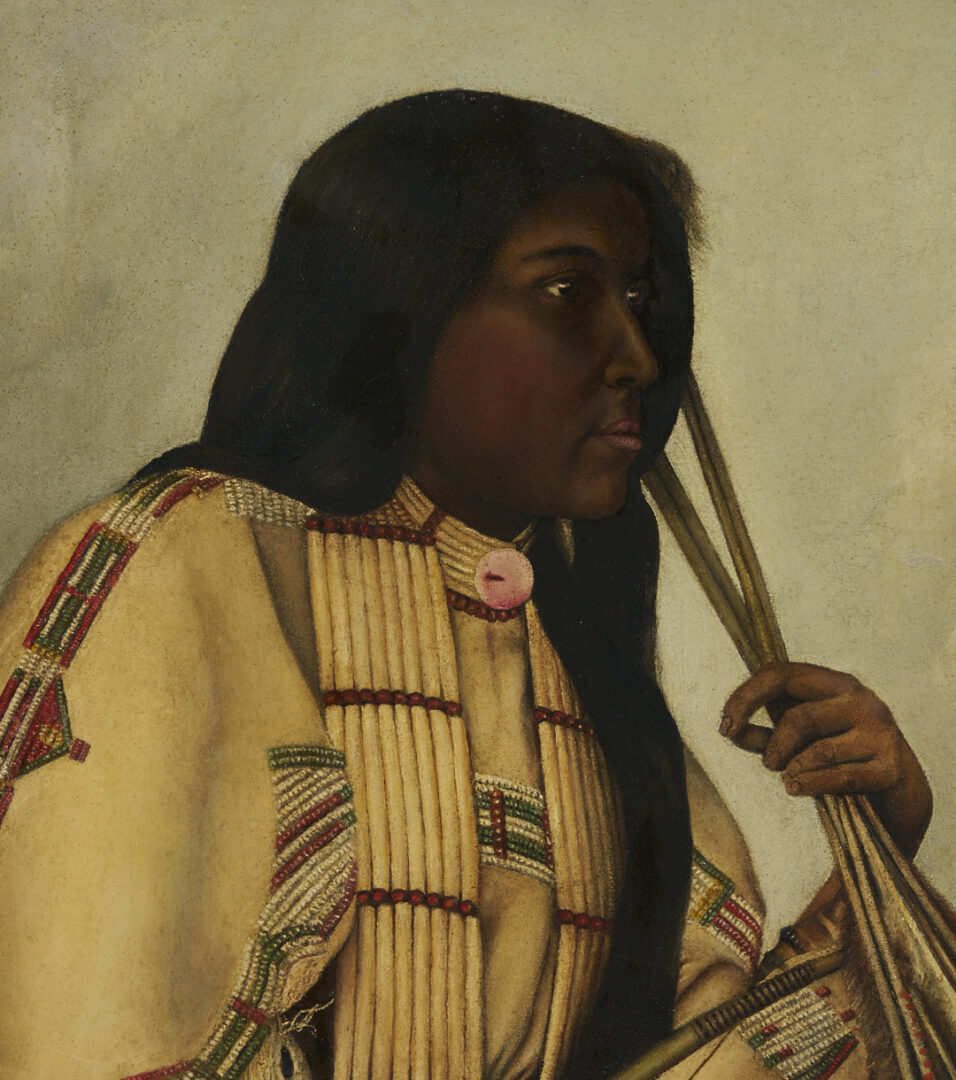 Lot 451: Native American Annie Red Shirt Portrait c. 1900, after F.A. Rinehart