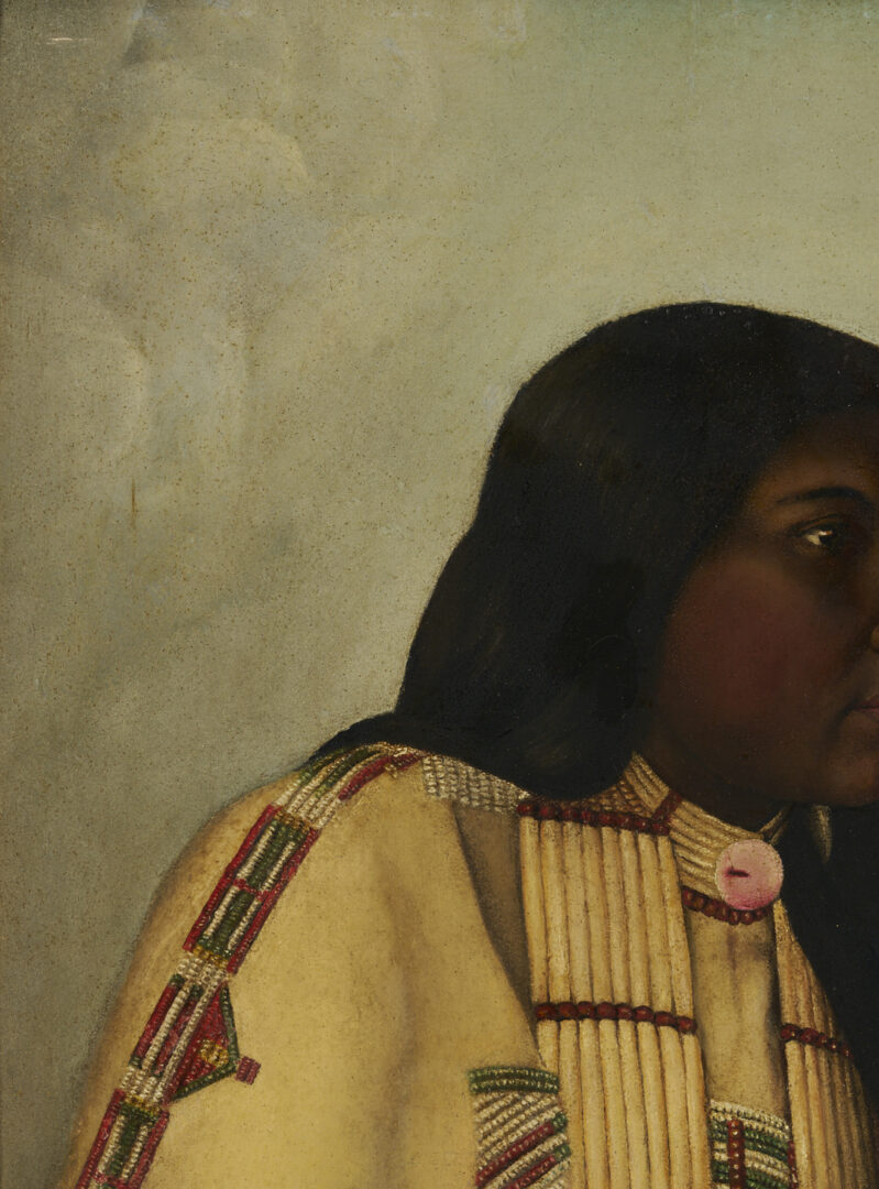 Lot 451: Native American Annie Red Shirt Portrait c. 1900, after F.A. Rinehart