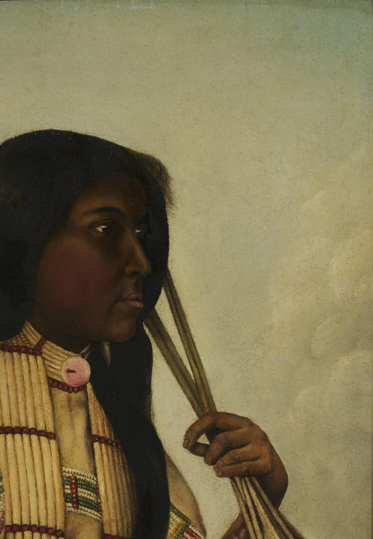 Lot 451: Native American Annie Red Shirt Portrait c. 1900, after F.A. Rinehart