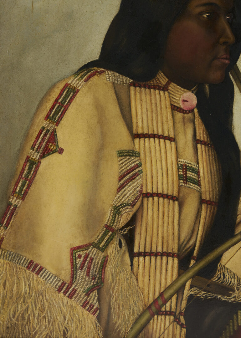Lot 451: Native American Annie Red Shirt Portrait c. 1900, after F.A. Rinehart