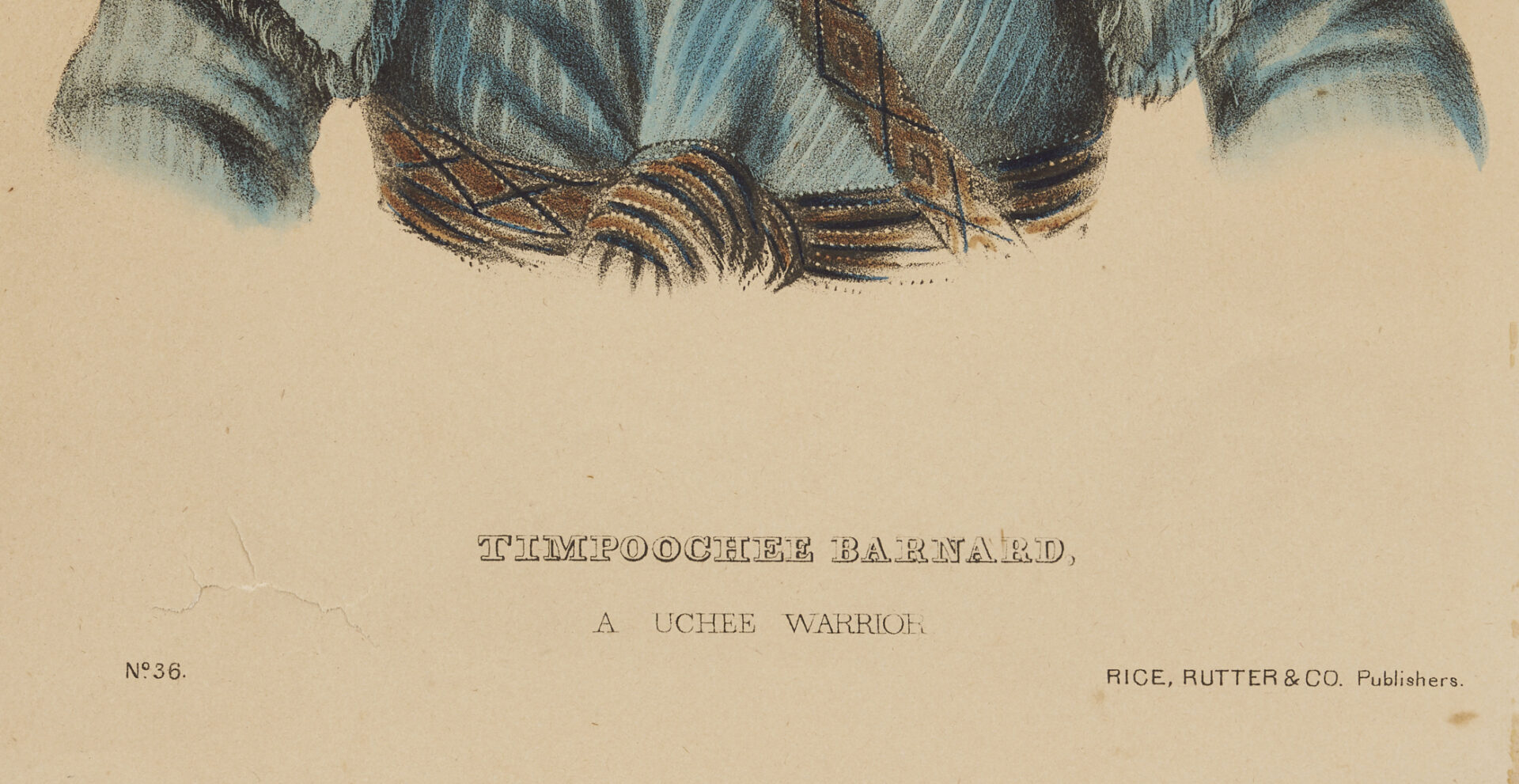 Lot 457: 6 McKenney & Hall Lithographs from Indian Tribes of N. America