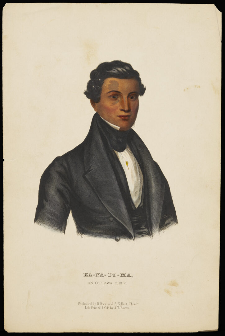 Lot 457: 6 McKenney & Hall Lithographs from Indian Tribes of N. America