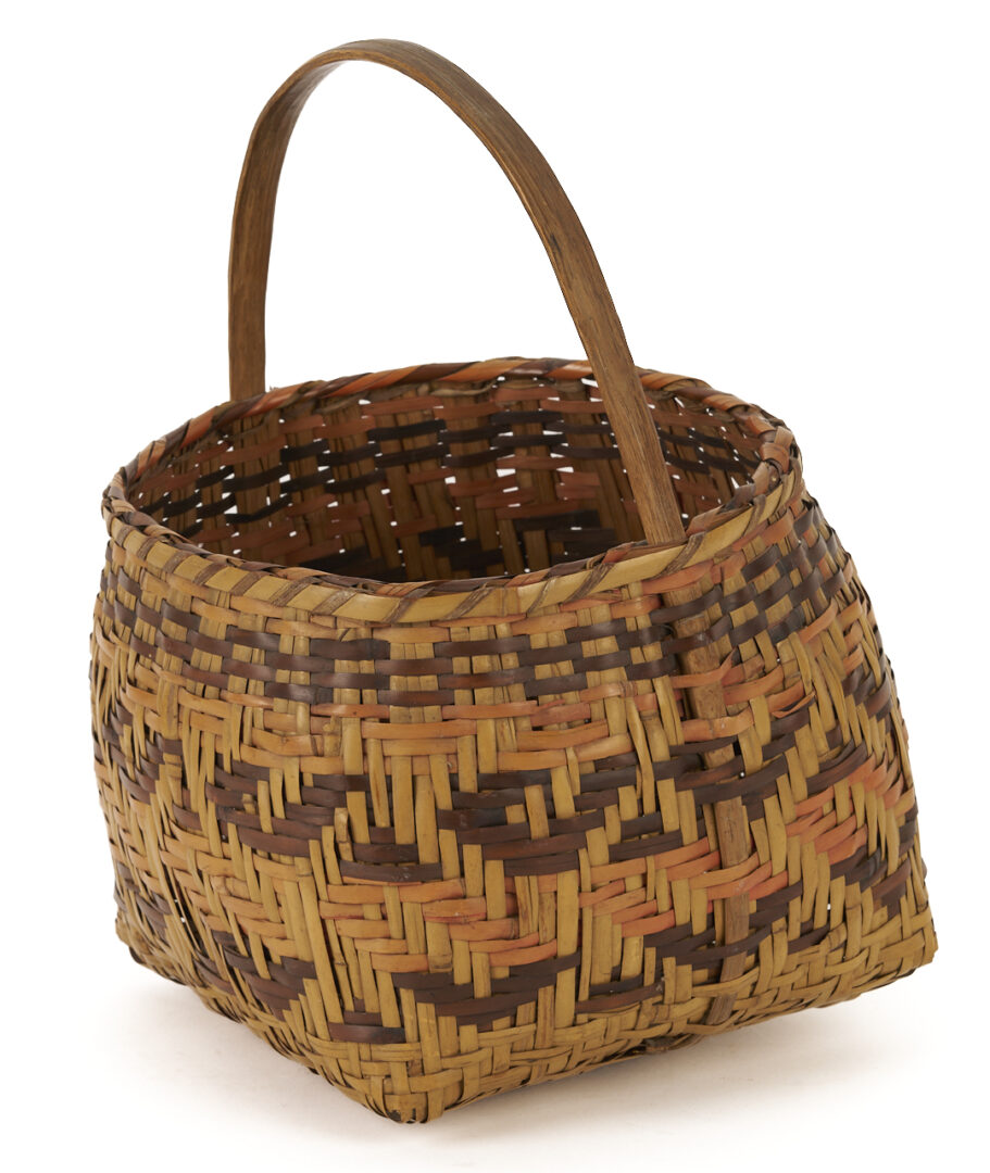 Lot 460: 2 Native American Cherokee Rivercane Baskets