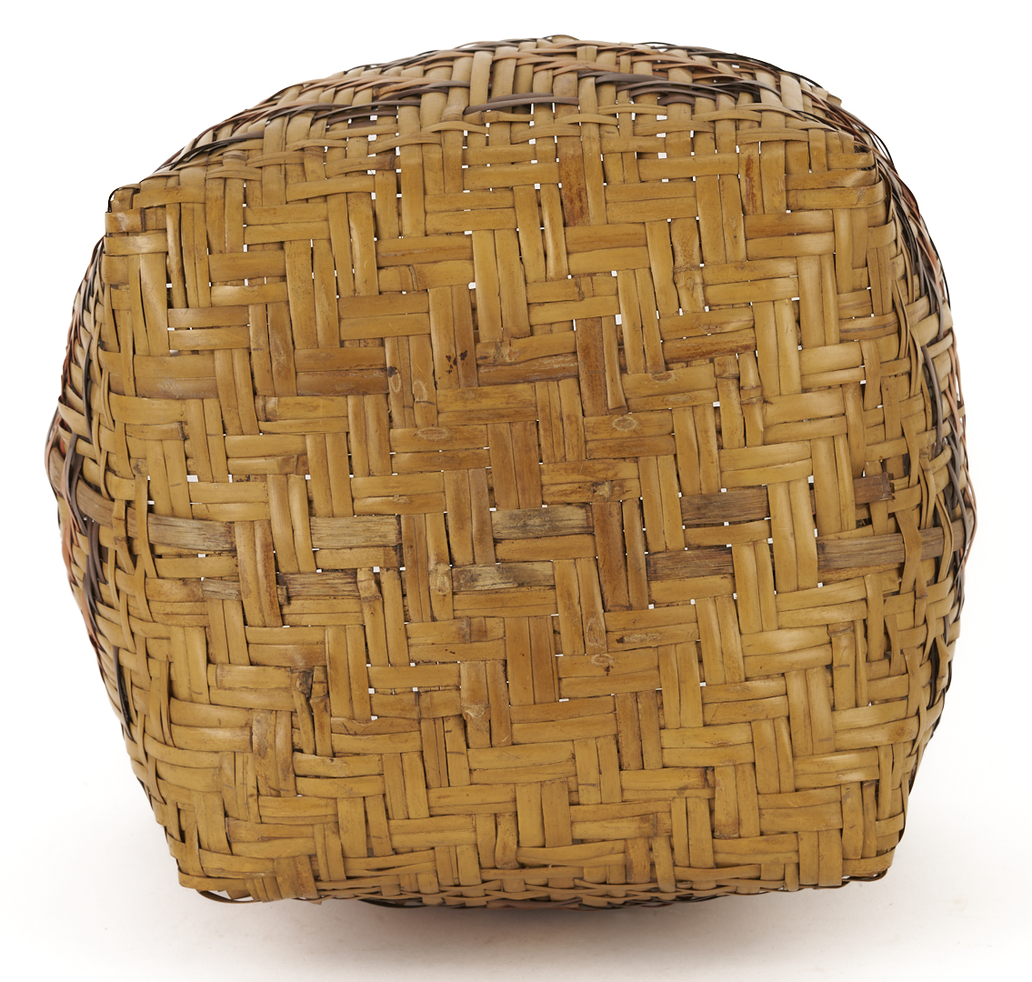 Lot 460: 2 Native American Cherokee Rivercane Baskets
