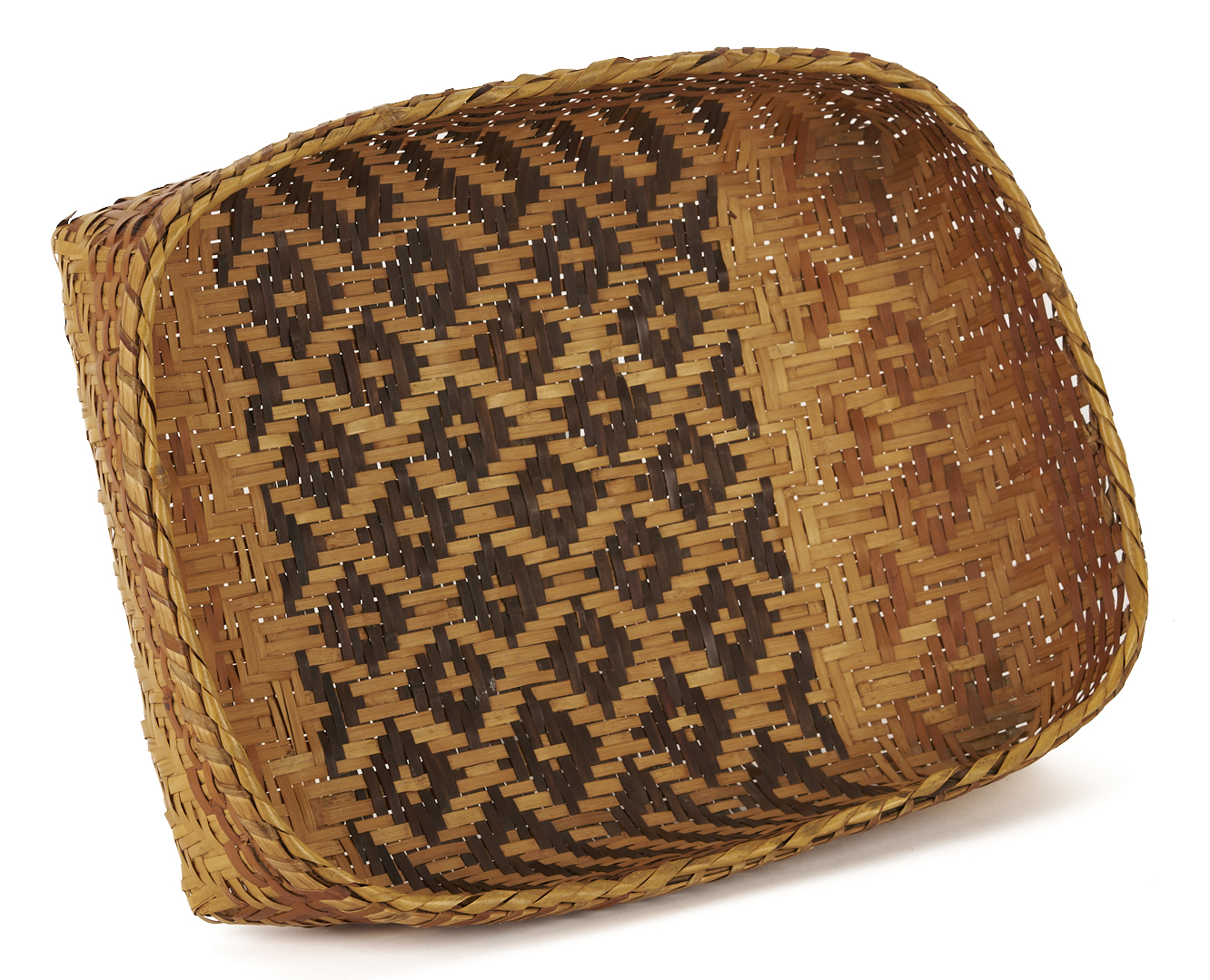 Lot 460: 2 Native American Cherokee Rivercane Baskets