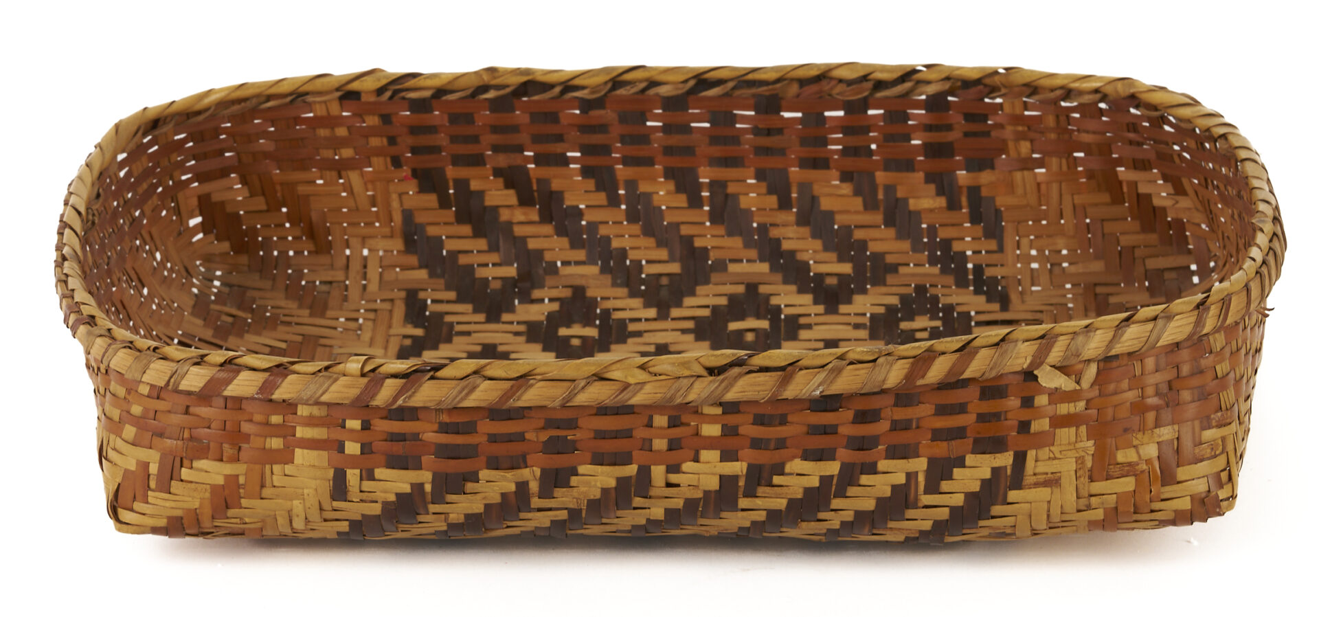 Lot 460: 2 Native American Cherokee Rivercane Baskets