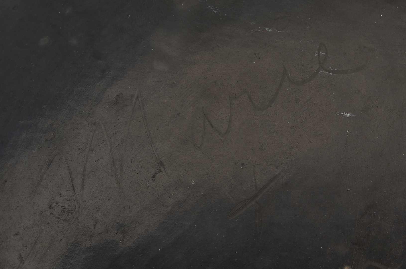 Lot 461: San Ildefonso Blackware Plate, Marie & Julian