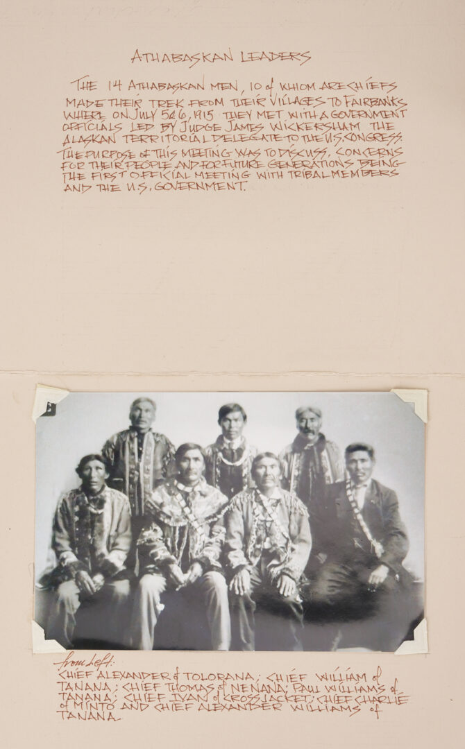 Lot 462: Pr. Native American Athabaskan Beaded Gloves Plus Photograph