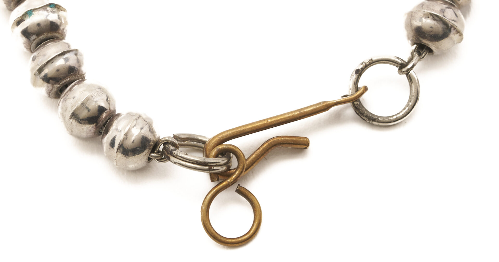 Lot 463: 2 Native American Zuni Necklaces, incl. Owl Squash Blossom