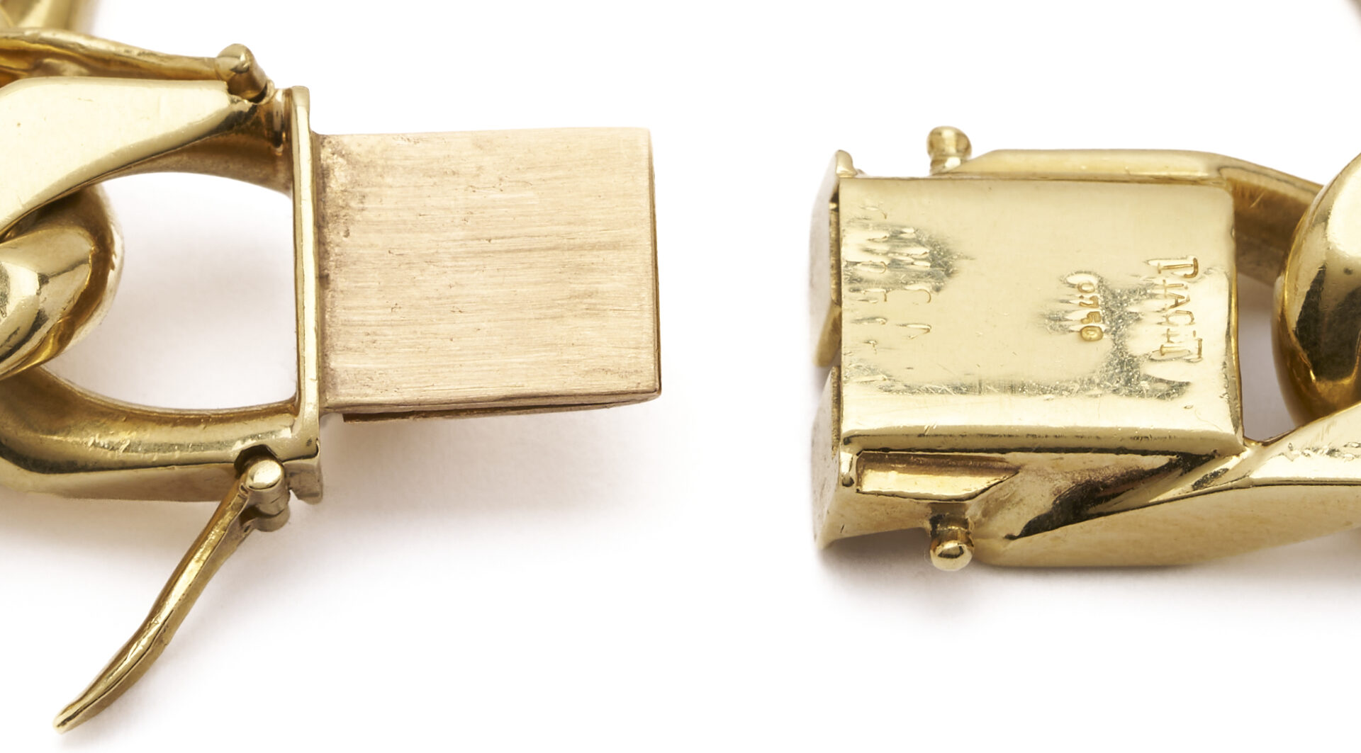 Lot 46: 18K Piaget Gourmette Bracelet Watch, Van Cleef & Arpels