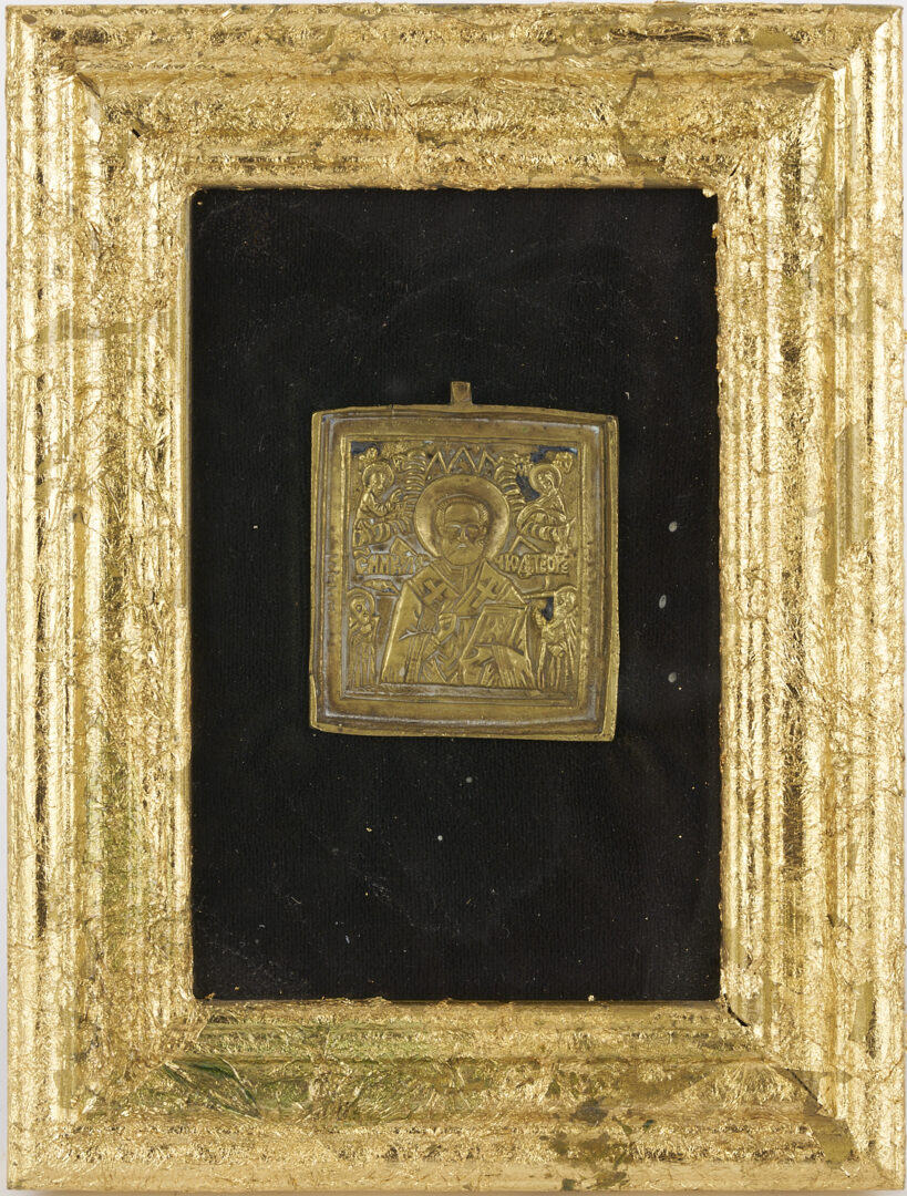 Lot 473: 4 Bronze Table Items, Including Caskets