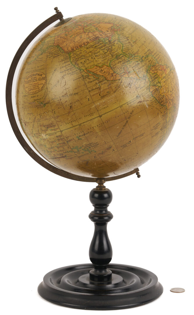 Lot 478: English Table Globe c. 1925