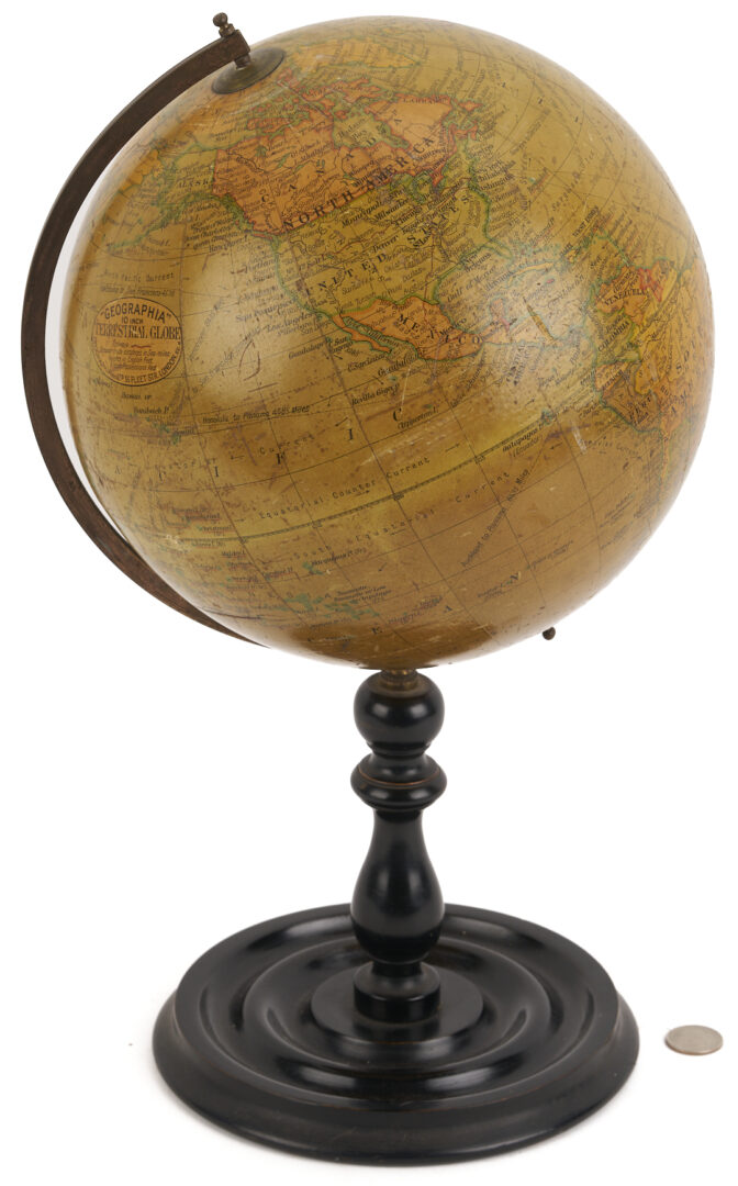 Lot 478: English Table Globe c. 1925