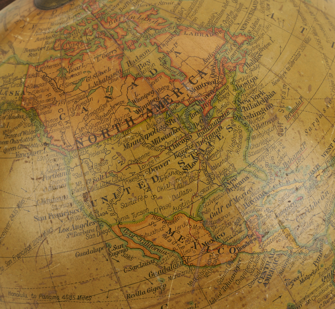 Lot 478: English Table Globe c. 1925