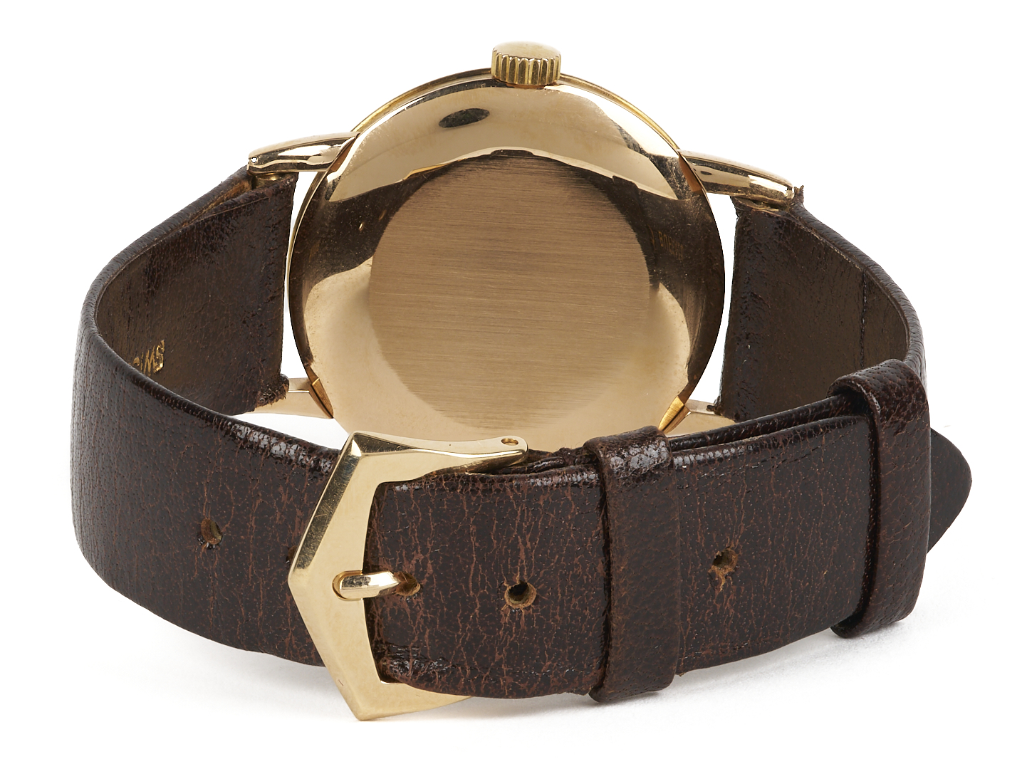 Lot 47: 18K Gold Men’s Patek Philipe Lortscher Wristwatch