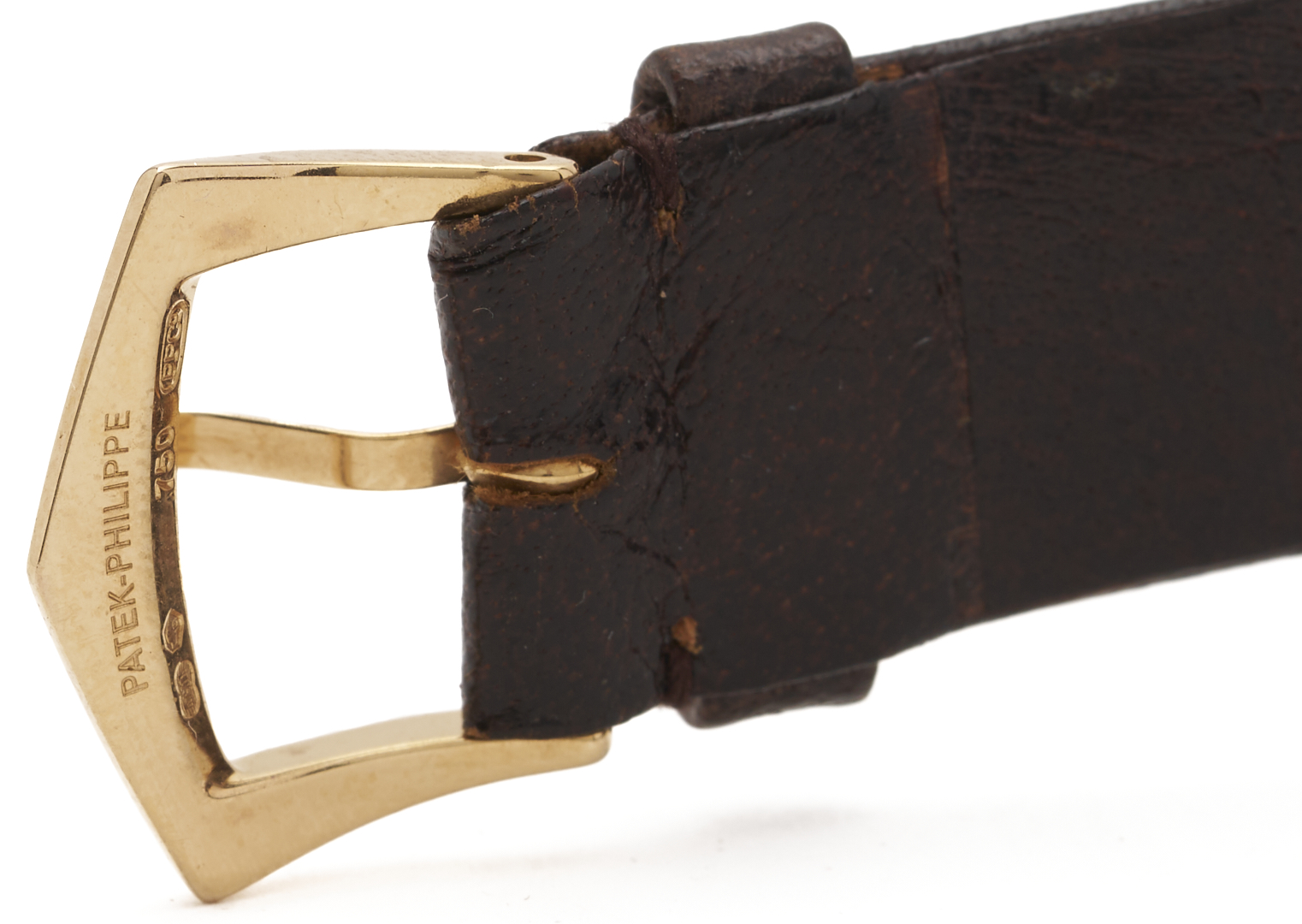 Lot 47: 18K Gold Men’s Patek Philipe Lortscher Wristwatch