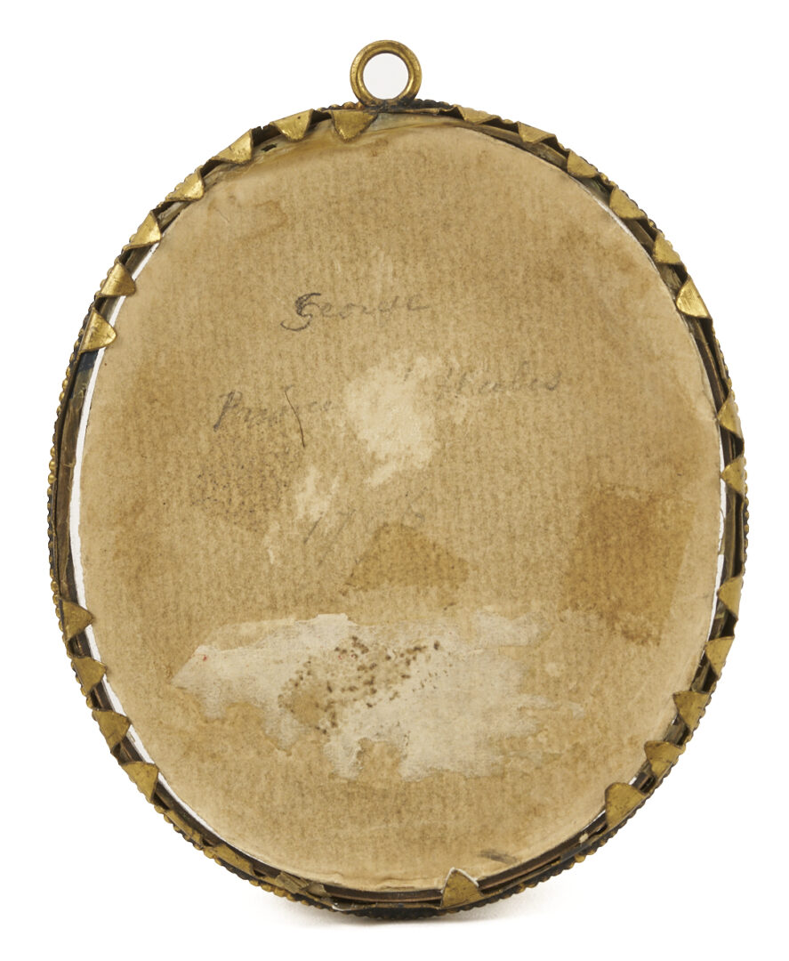 Lot 481: Miniature Bust of Lord Nelson plus 2 Miniature Portraits