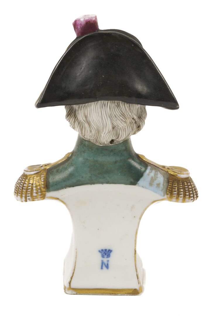 Lot 481: Miniature Bust of Lord Nelson plus 2 Miniature Portraits