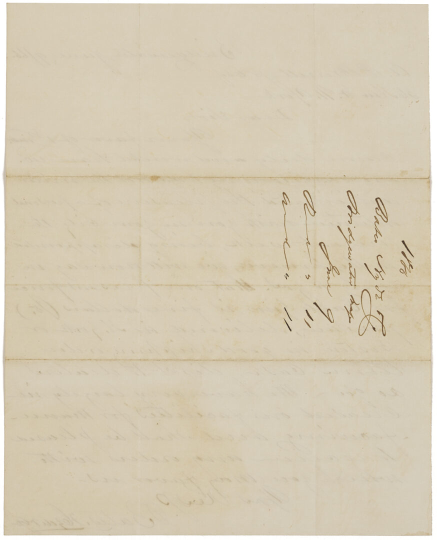 Lot 484: Large A. P. Merrill Family Archive, Natchez, MS, Plantation Interest, c. 1820s-80s