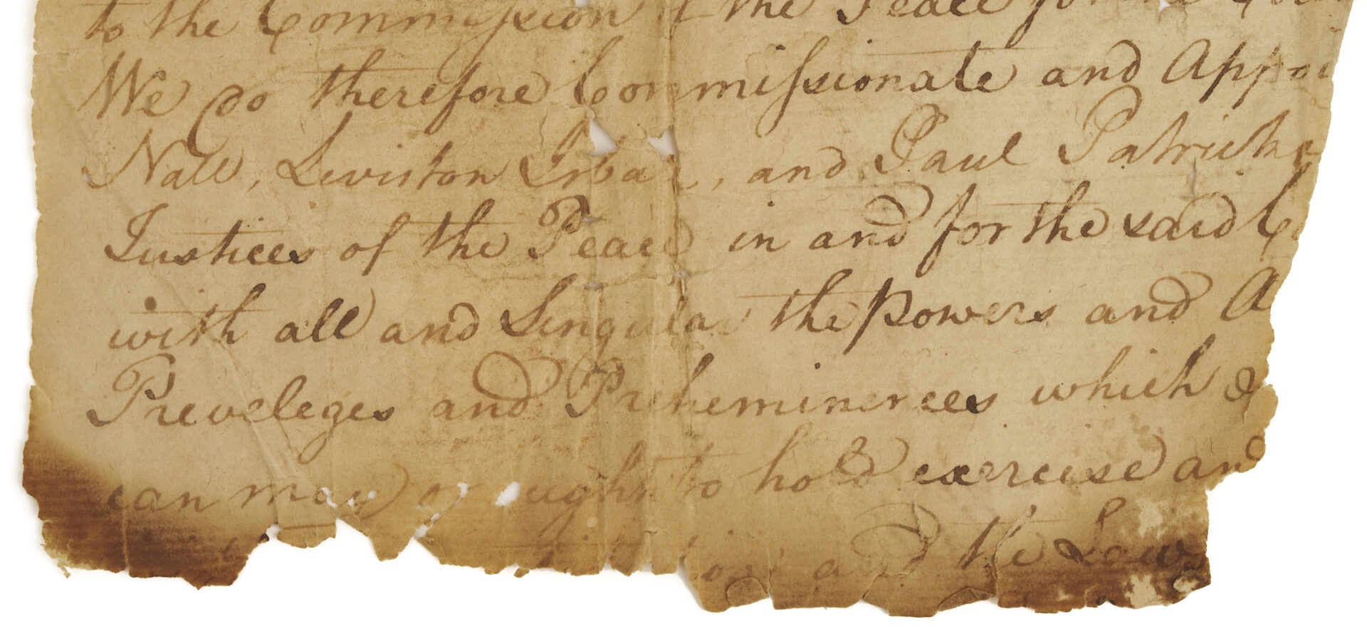 Lot 488: 2 Benjamin Cleveland Early NC Docs. Incl. Gov.-Signed, King’s Mountain, 1777-80