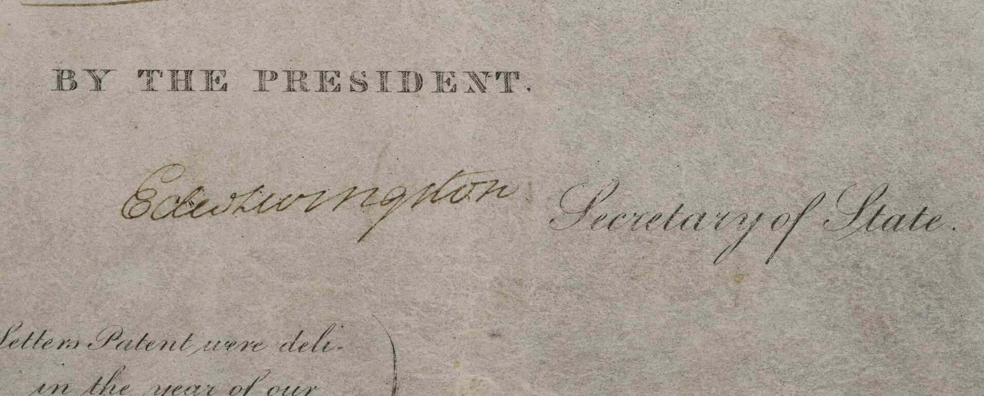 Lot 495: President Andrew Jackson Signed Patent, 1831