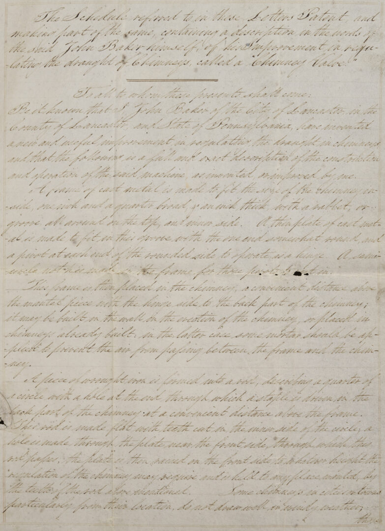 Lot 495: President Andrew Jackson Signed Patent, 1831