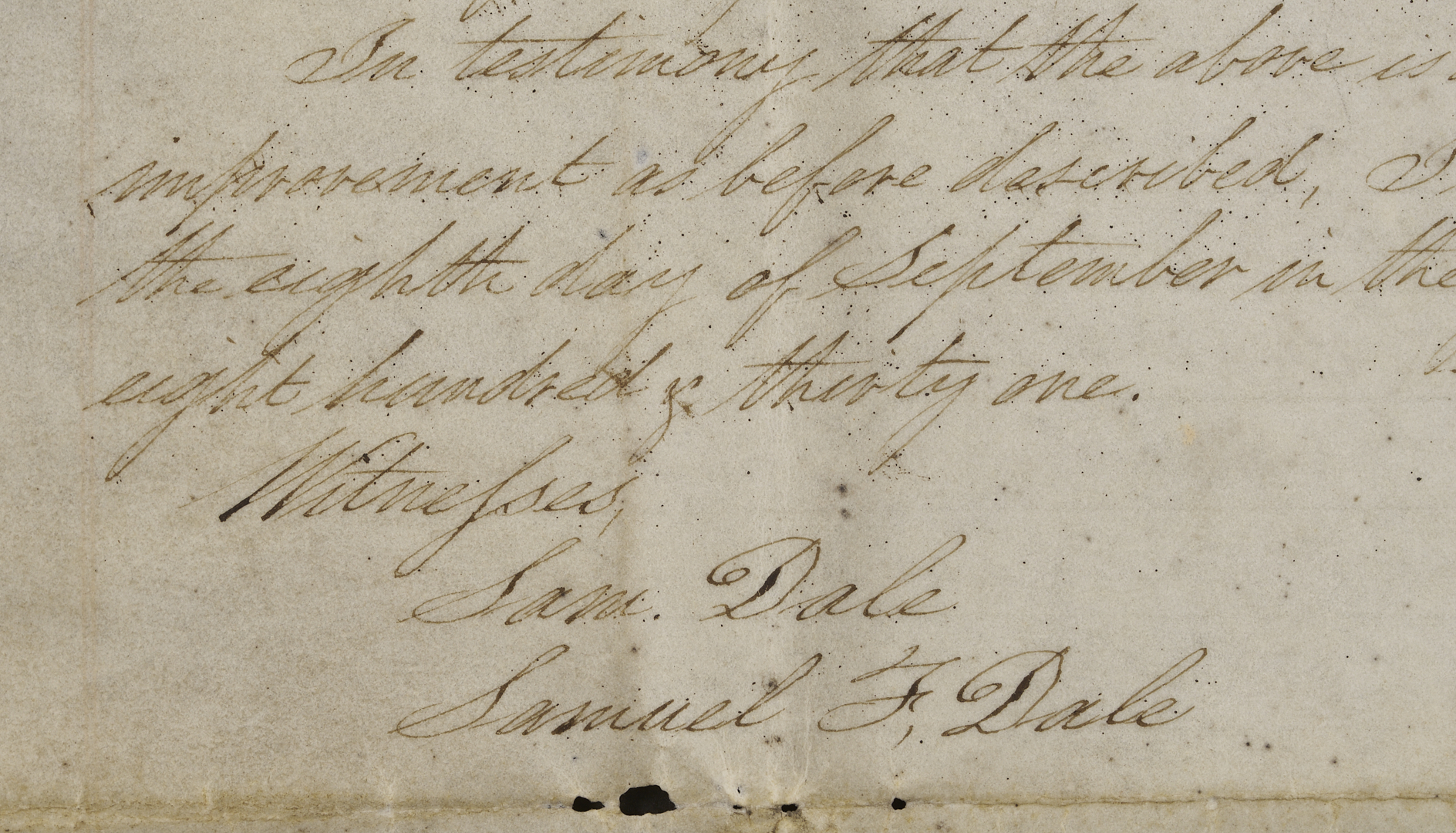 Lot 495: President Andrew Jackson Signed Patent, 1831