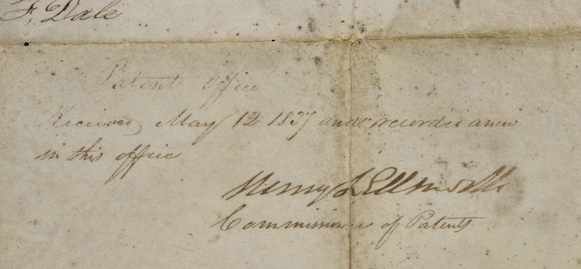 Lot 495: President Andrew Jackson Signed Patent, 1831