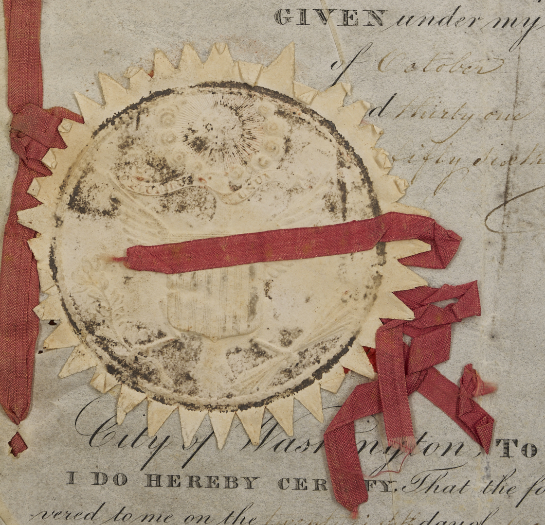 Lot 495: President Andrew Jackson Signed Patent, 1831