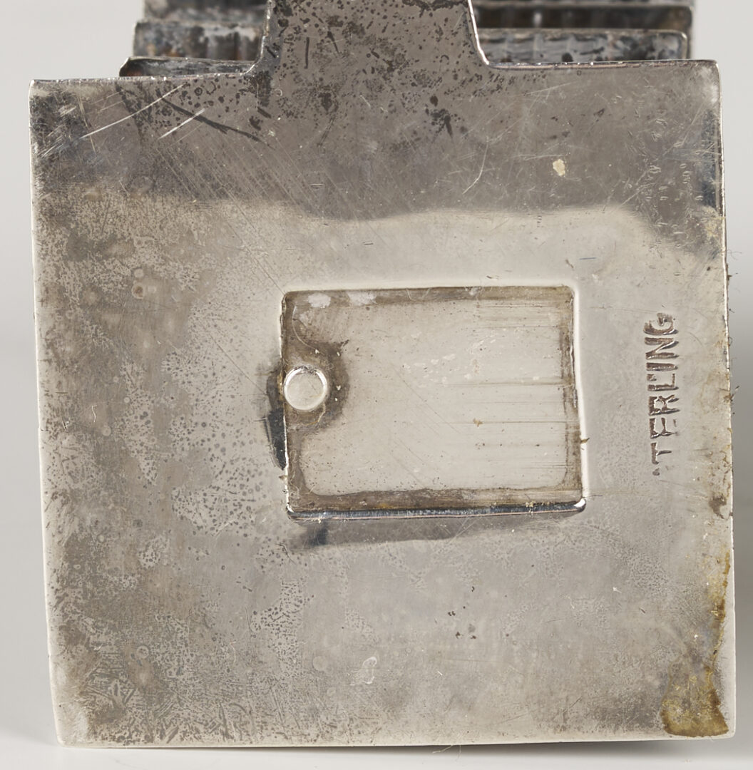 Lot 4: 4-Pc. Chinese Export Sterling Tea Service & Sterling Shakers