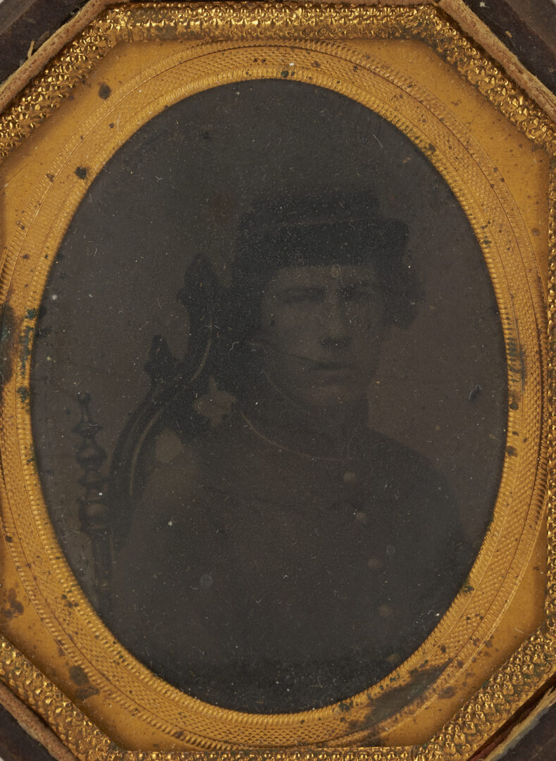 Lot 501: 4 Civil War Era Tintypes of Soldiers, including Confederate