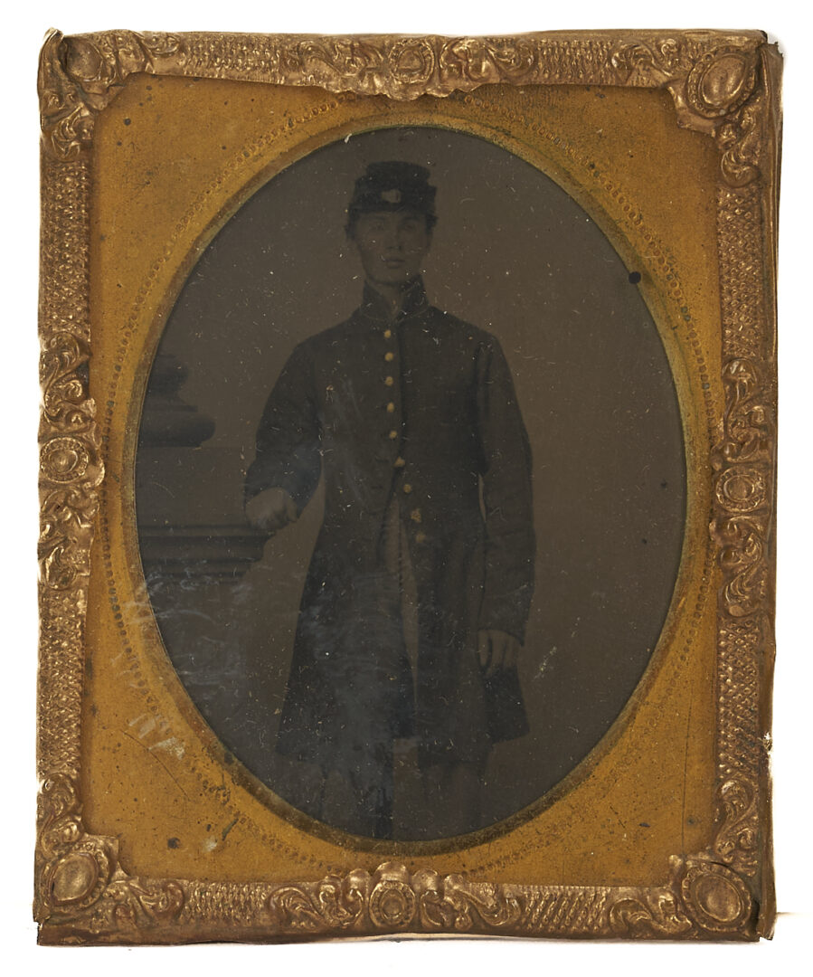 Lot 501: 4 Civil War Era Tintypes of Soldiers, including Confederate