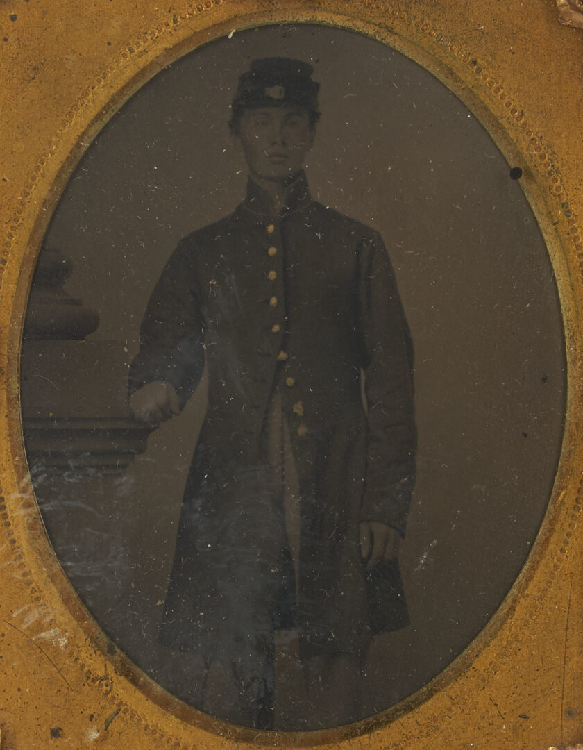 Lot 501: 4 Civil War Era Tintypes of Soldiers, including Confederate