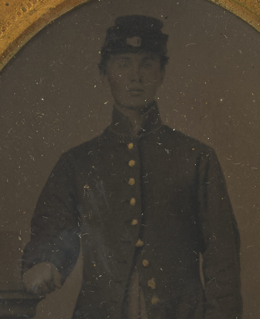 Lot 501: 4 Civil War Era Tintypes of Soldiers, including Confederate