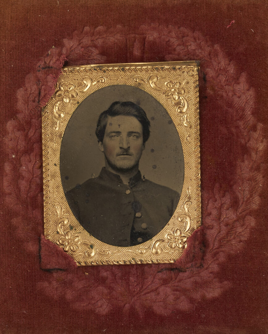 Lot 501: 4 Civil War Era Tintypes of Soldiers, including Confederate