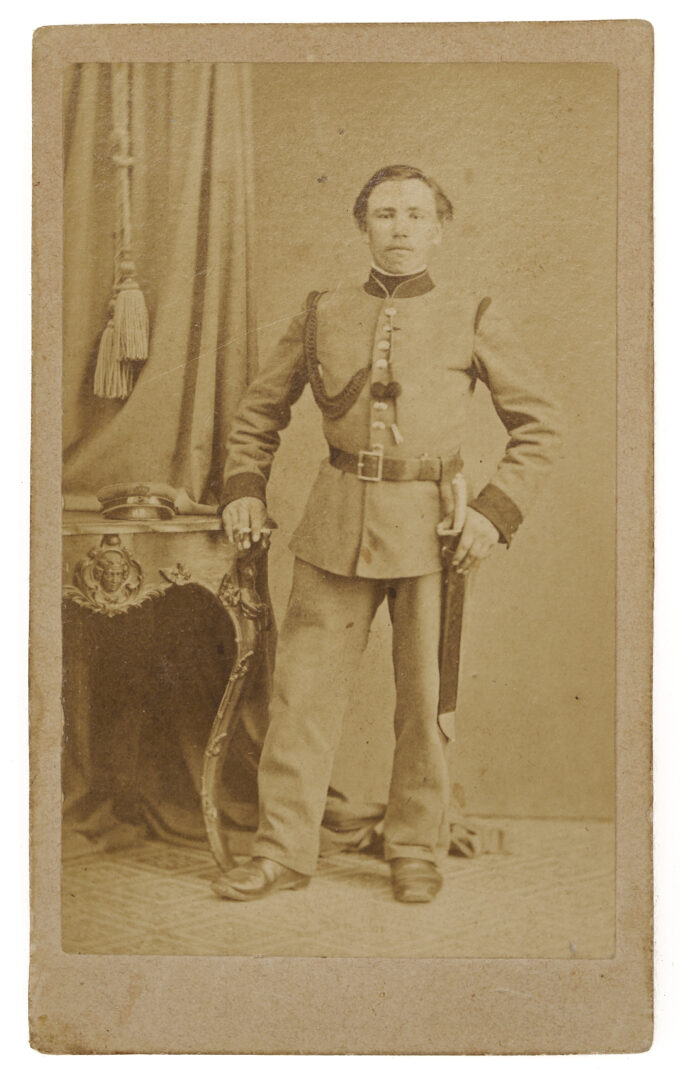 Lot 502: 9 19th Cent. Photos, incl. Brady Lincoln CDV, Akron OH