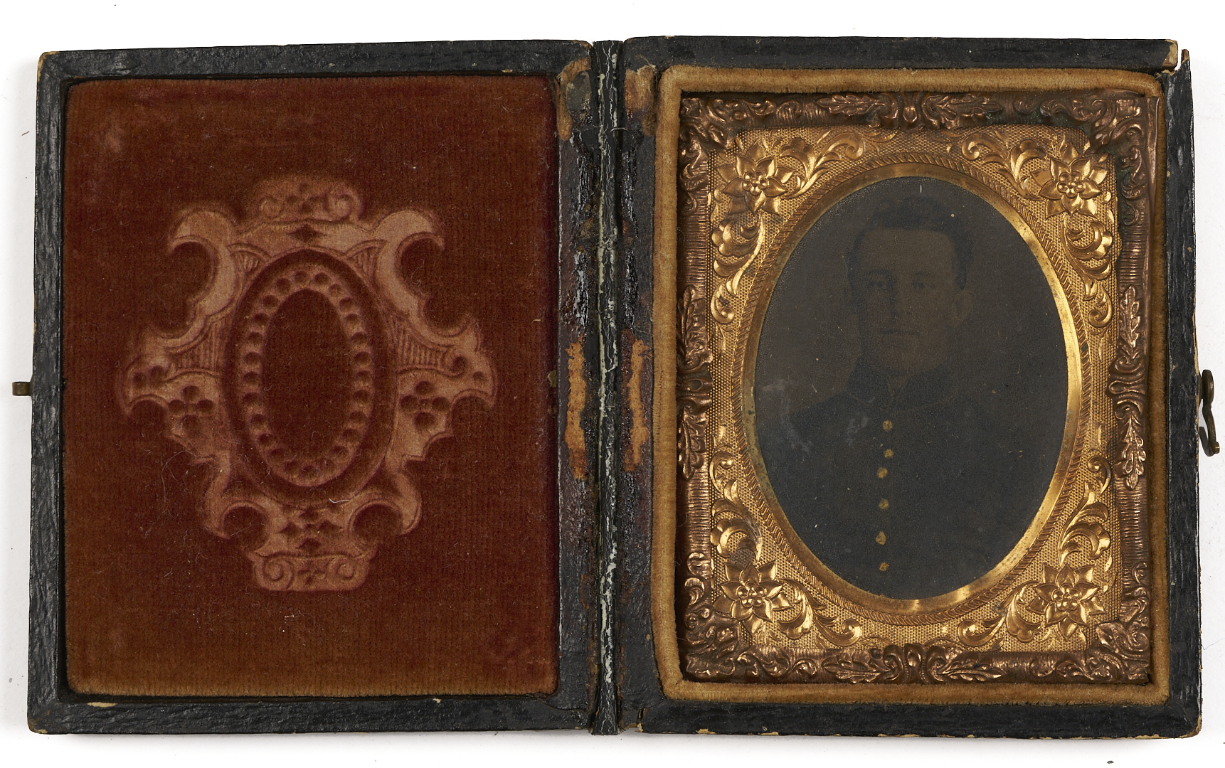 Lot 504: 4 Civil War Soldier Tintypes, Likely Union