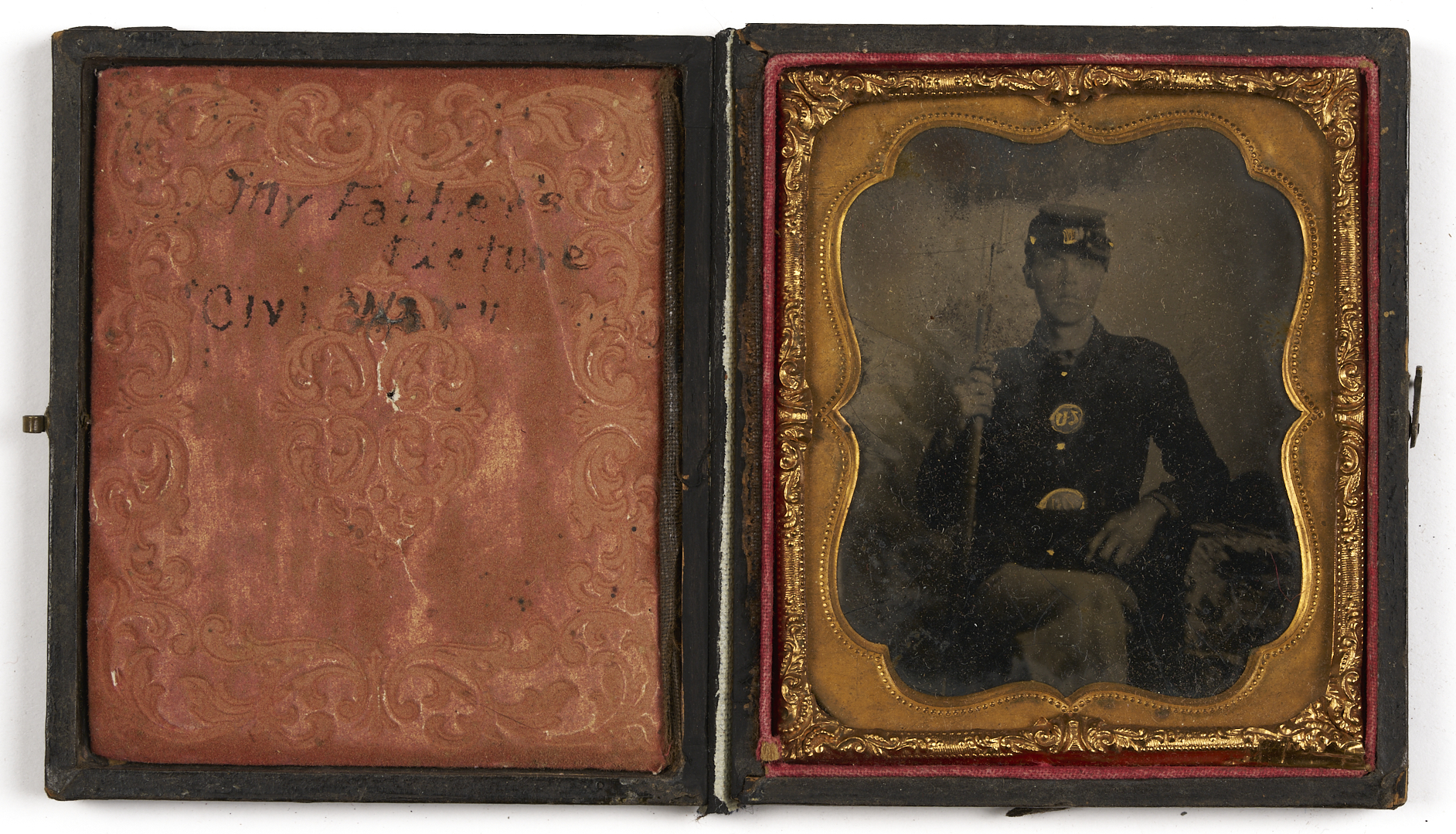 Lot 504: 4 Civil War Soldier Tintypes, Likely Union