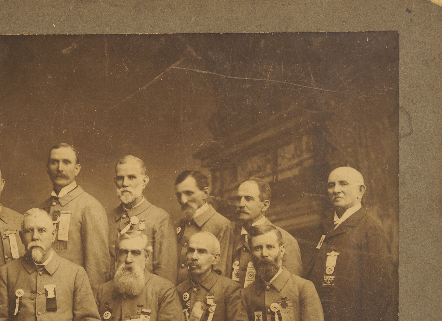 Lot 505: Civil War Confederate Reunion Photograph, ex. McCrary & Branson